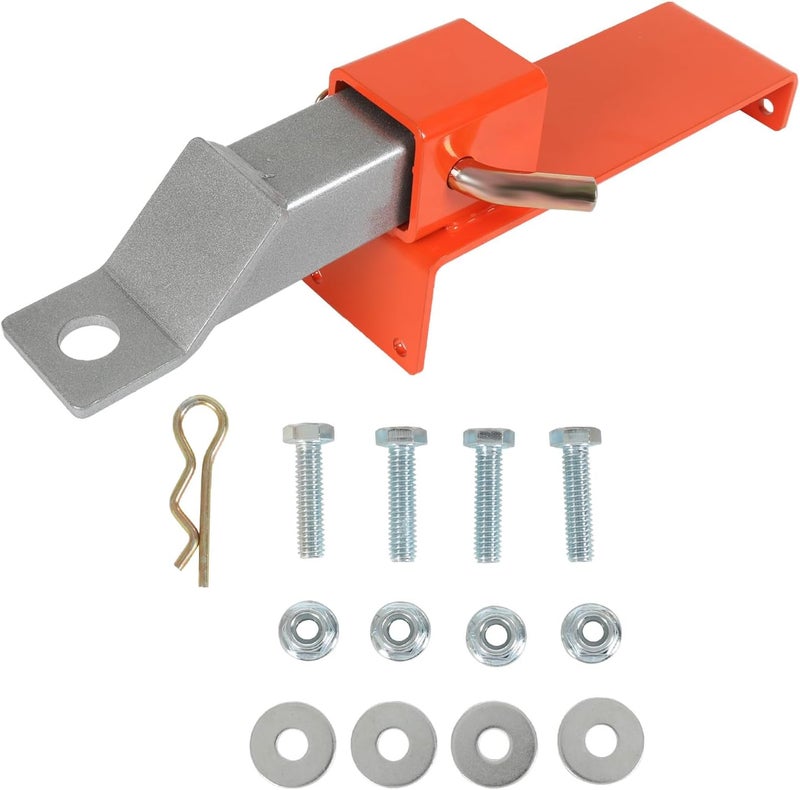 RALZAOTO 093-1118-98 Hitch Kit with Pin Replacement for Bad Boy Rambler, Magnum, ZT Elite, Avengers and 2018-2020 Mavericks 2" Rear Receiver Hitch 093-1118-98 & 093-1111-00 (Red) - Image 1